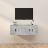 vidaXL Meubles TV muraux 2 pcs noir 57x34,5x40 cm (plusieurs options disponibles)