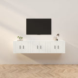vidaXL Meubles TV muraux 2 pcs noir 57x34,5x40 cm