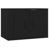 vidaXL Meubles TV muraux 2 pcs noir 57x34,5x40 cm