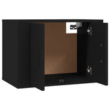 vidaXL Meubles TV muraux 2 pcs noir 57x34,5x40 cm