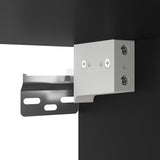 vidaXL Meubles TV muraux 2 pcs noir 57x34,5x40 cm