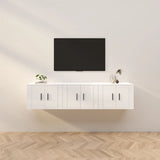 vidaXL Meubles TV muraux 2 pcs noir 57x34,5x40 cm (plusieurs options disponibles)