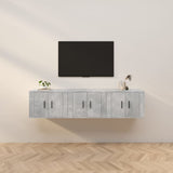vidaXL Meubles TV muraux 2 pcs noir 57x34,5x40 cm (plusieurs options disponibles)