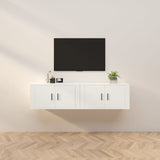 vidaXL Meubles TV muraux 2 pcs noir 57x34,5x40 cm (plusieurs options disponibles)