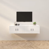 vidaXL Meubles TV muraux 2 pcs noir 57x34,5x40 cm (plusieurs options disponibles)