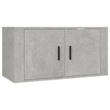 vidaXL Meubles TV muraux 2 pcs noir 57x34,5x40 cm