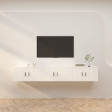 vidaXL Meubles TV muraux 2 pcs noir 57x34,5x40 cm (plusieurs options disponibles)