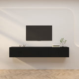 vidaXL Meubles TV muraux 2 pcs noir 57x34,5x40 cm (plusieurs options disponibles)
