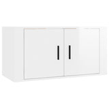vidaXL Meubles TV muraux 2 pcs noir 57x34,5x40 cm