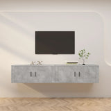 vidaXL Meubles TV muraux 2 pcs noir 57x34,5x40 cm (plusieurs options disponibles)