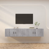 vidaXL Meubles TV muraux 2 pcs noir 57x34,5x40 cm (plusieurs options disponibles)