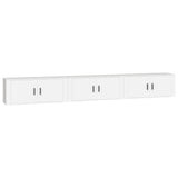 vidaXL Meubles TV muraux 2 pcs noir 57x34,5x40 cm