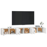 vidaXL Meubles TV muraux 2 pcs noir 57x34,5x40 cm