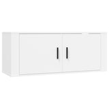 vidaXL Meubles TV muraux 2 pcs noir 57x34,5x40 cm