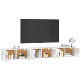 vidaXL Meubles TV muraux 2 pcs noir 57x34,5x40 cm