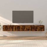 vidaXL Meubles TV muraux 2 pcs noir 57x34,5x40 cm (plusieurs options disponibles)
