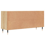 vidaXL Meuble TV chêne sonoma 103,5x30x50 cm bois d'ingénierie