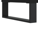 vidaXL Meuble TV noir 103,5x30x50 cm bois d'ingénierie