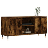 vidaXL Meuble TV chêne fumé 104x35x50 cm bois d'ingénierie