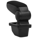 vidaXL Accoudoir de voiture noir 14x33x(30-45,5) cm ABS