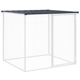 vidaXL Poulailler avec toit anthracite 403x98x90 cm acier galvanisé
