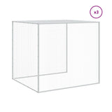 vidaXL Poulailler avec toit anthracite 403x98x90 cm acier galvanisé