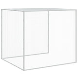 vidaXL Poulailler avec toit anthracite 403x98x90 cm acier galvanisé