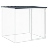 vidaXL Poulailler avec toit anthracite 803x98x90 cm acier galvanisé