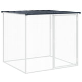 vidaXL Poulailler avec toit anthracite 203x98x90 cm acier galvanisé