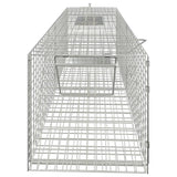 vidaXL Piège à animaux 64,5x25x26,5 cm fer galvanisé