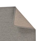 vidaXL Tapis de couloir aspect sisal argenté 80x300 cm