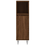 vidaXL Ensemble de meubles de salle de bain 3 pcs Chêne marron