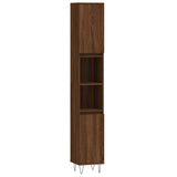 vidaXL Ensemble de meubles de salle de bain 3 pcs Chêne marron