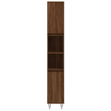 vidaXL Ensemble de meubles de salle de bain 3 pcs Chêne marron
