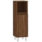 vidaXL Ensemble de meubles de salle de bain 3 pcs Chêne marron