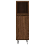 vidaXL Ensemble de meubles de salle de bain 3 pcs Chêne marron