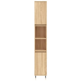 vidaXL Ensemble de meubles de salle de bain 3 pcs chêne sonoma