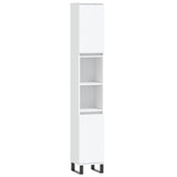 vidaXL Ensemble de meubles salle de bain 3 pcs blanc bois d'ingénierie
