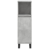 vidaXL Ensemble de meubles de salle de bain 3 pcs gris béton
