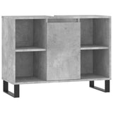 vidaXL Ensemble de meubles de salle de bain 3 pcs gris béton