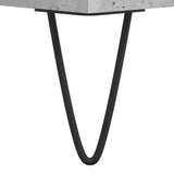 vidaXL Meuble TV gris béton 102x36x50 cm bois d'ingénierie