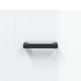 vidaXL Table de chevet murale blanc brillant 35x35x20 cm