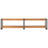 vidaXL Meuble TV 180x30x40 cm bois d'acacia massif
