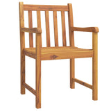 vidaXL Ensemble à manger de jardin 7 pcs Bois d'acacia solide