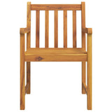 vidaXL Ensemble à manger de jardin 7 pcs Bois d'acacia solide