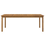 vidaXL Ensemble à manger de jardin 7 pcs Bois d'acacia solide