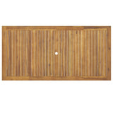 vidaXL Ensemble à manger de jardin 7 pcs Bois d'acacia solide